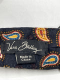 Vera Bradley Paisley Print Fabric Belt with Tortoiseshell Buckle