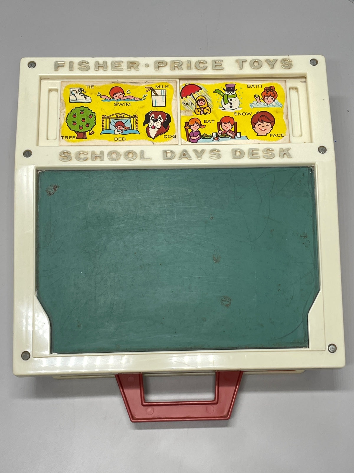 Vintage 1972 Fisher-Price School Days Desk Educational Toy