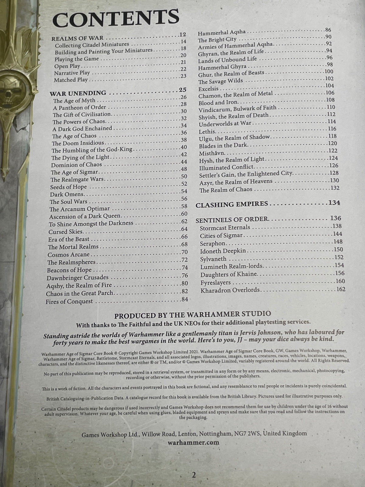 2021 Warhammer Age of Sigmar Core Book