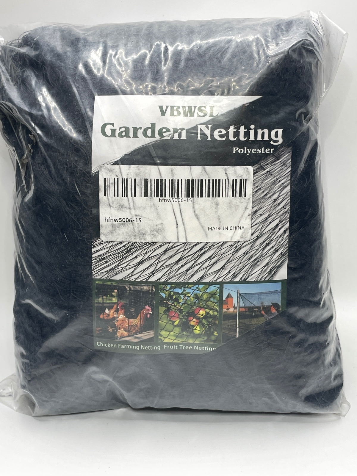 NIP Heavy Duty Bird Garden Netting Polyester Protection 18' x 50'