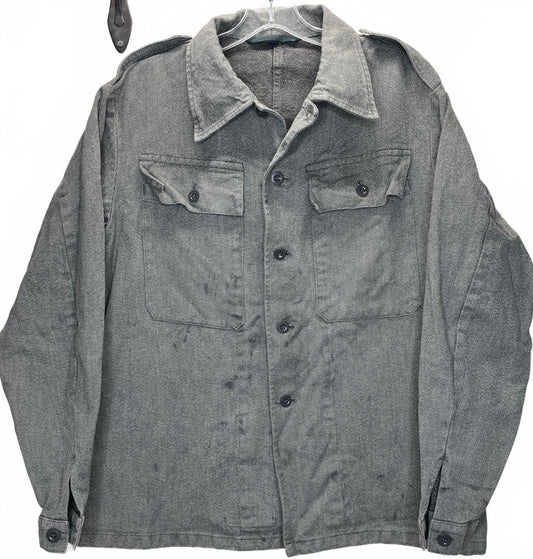 Vintage '70s-'80s Swiss Army Prisoner SPILAG Denim Workwear Jacket Size 52