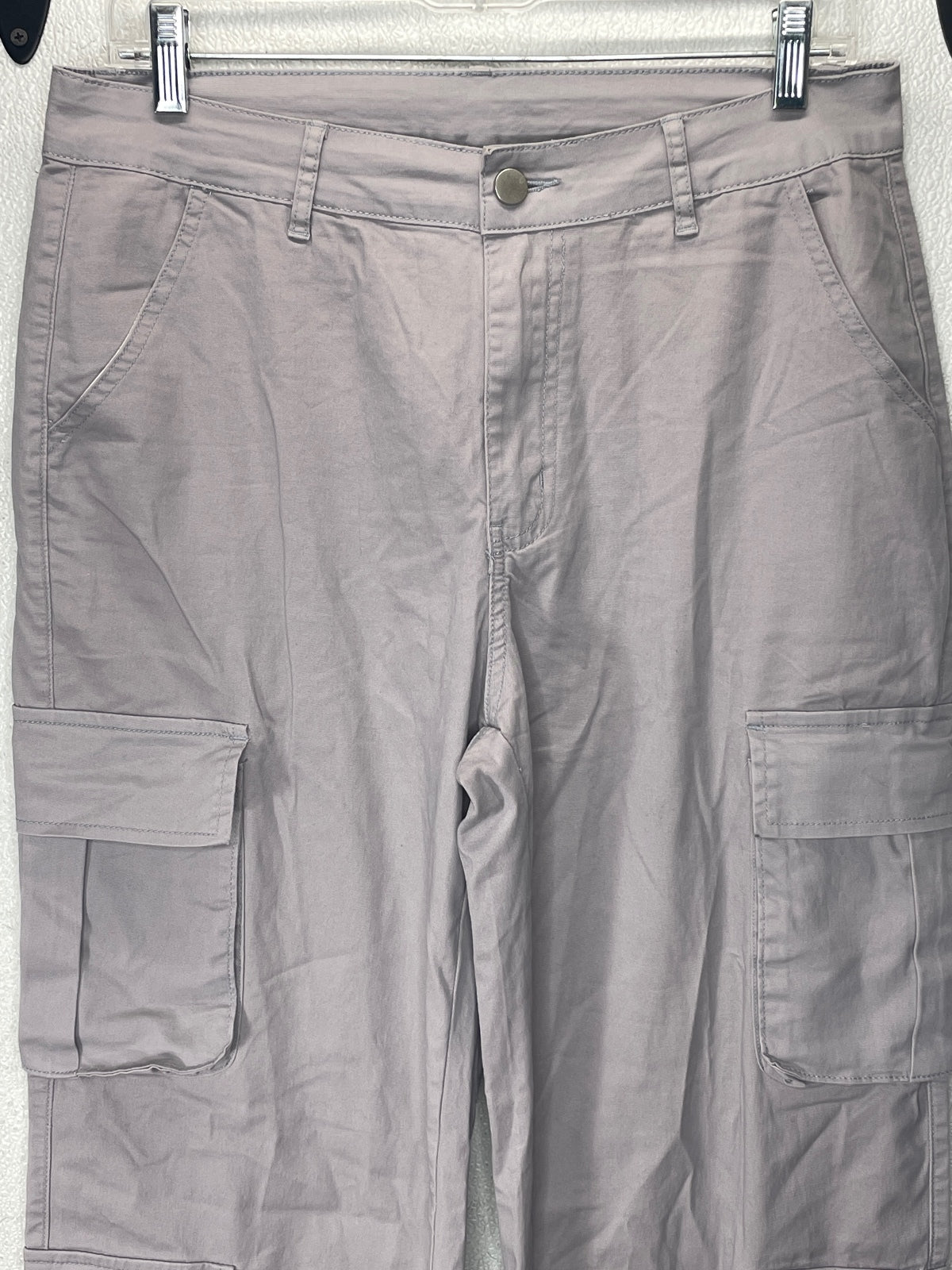 Gilipur Light Gray Cargo Pants XL Cotton Spandex Blend