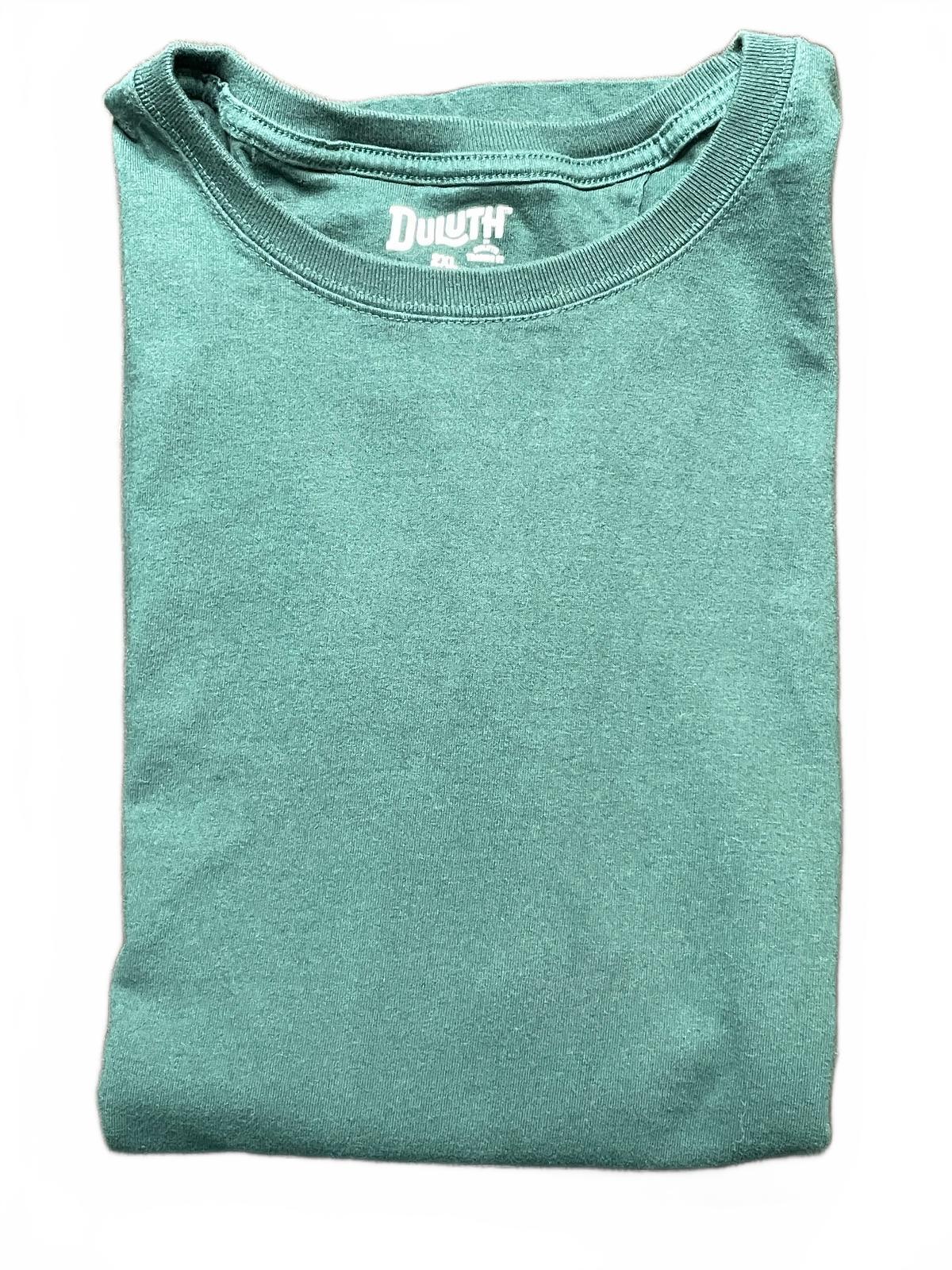 Duluth Trading Co. Relaxed Fit Longtail T-Shirt 2XL Dark Green