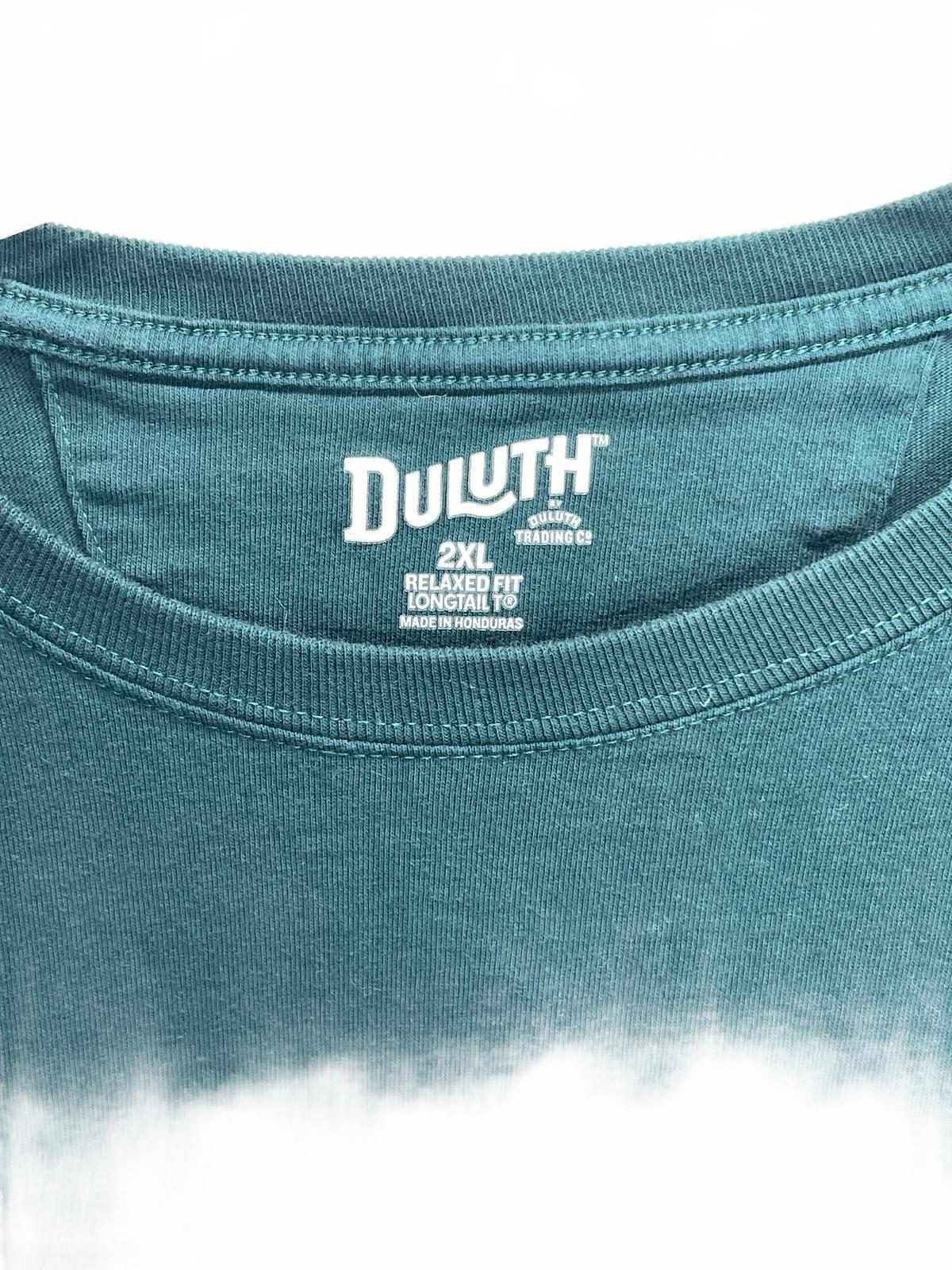 Duluth Trading Co. Relaxed Fit Longtail T-Shirt 2XL Dark Green