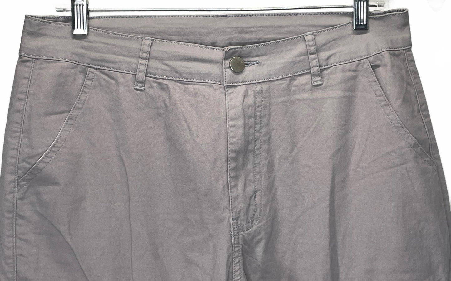 Gilipur Light Gray Cargo Pants XL Cotton Spandex Blend