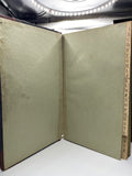 Vintage Ledger Book 13" x 8" Leather Bound Very Worn