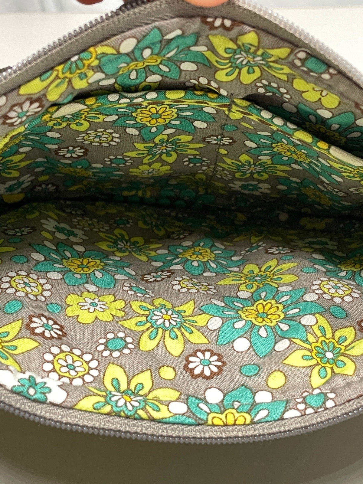 Vera Bradley Lizzy Crossbody Bag in Lemon Parfait Pattern NWT