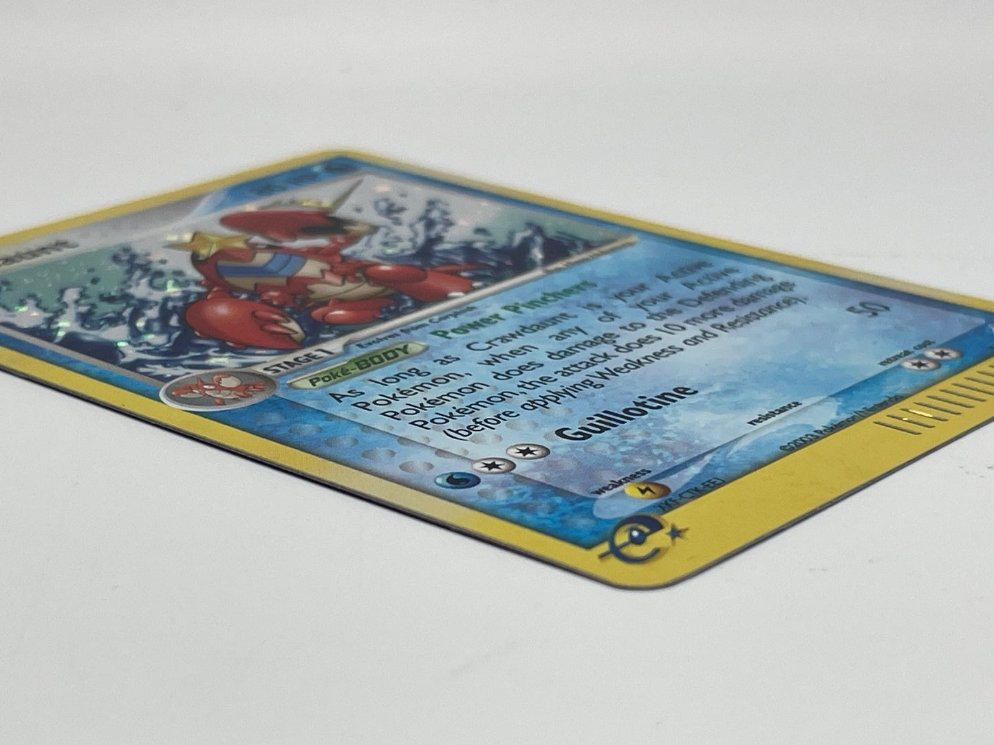 Pokemon EX Dragon Crawdaunt Holo Rare Card 3/97