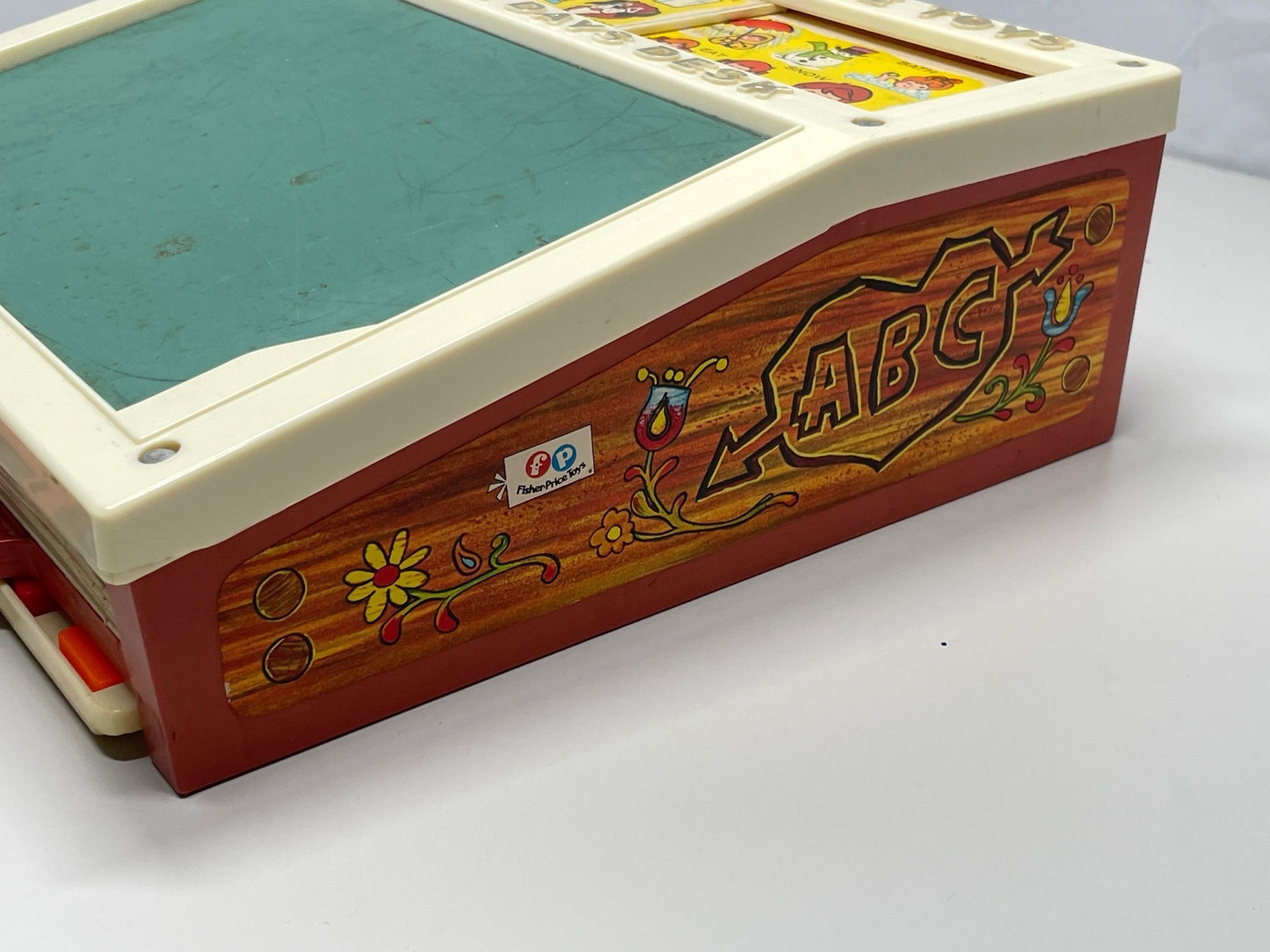Vintage 1972 Fisher-Price School Days Desk Educational Toy