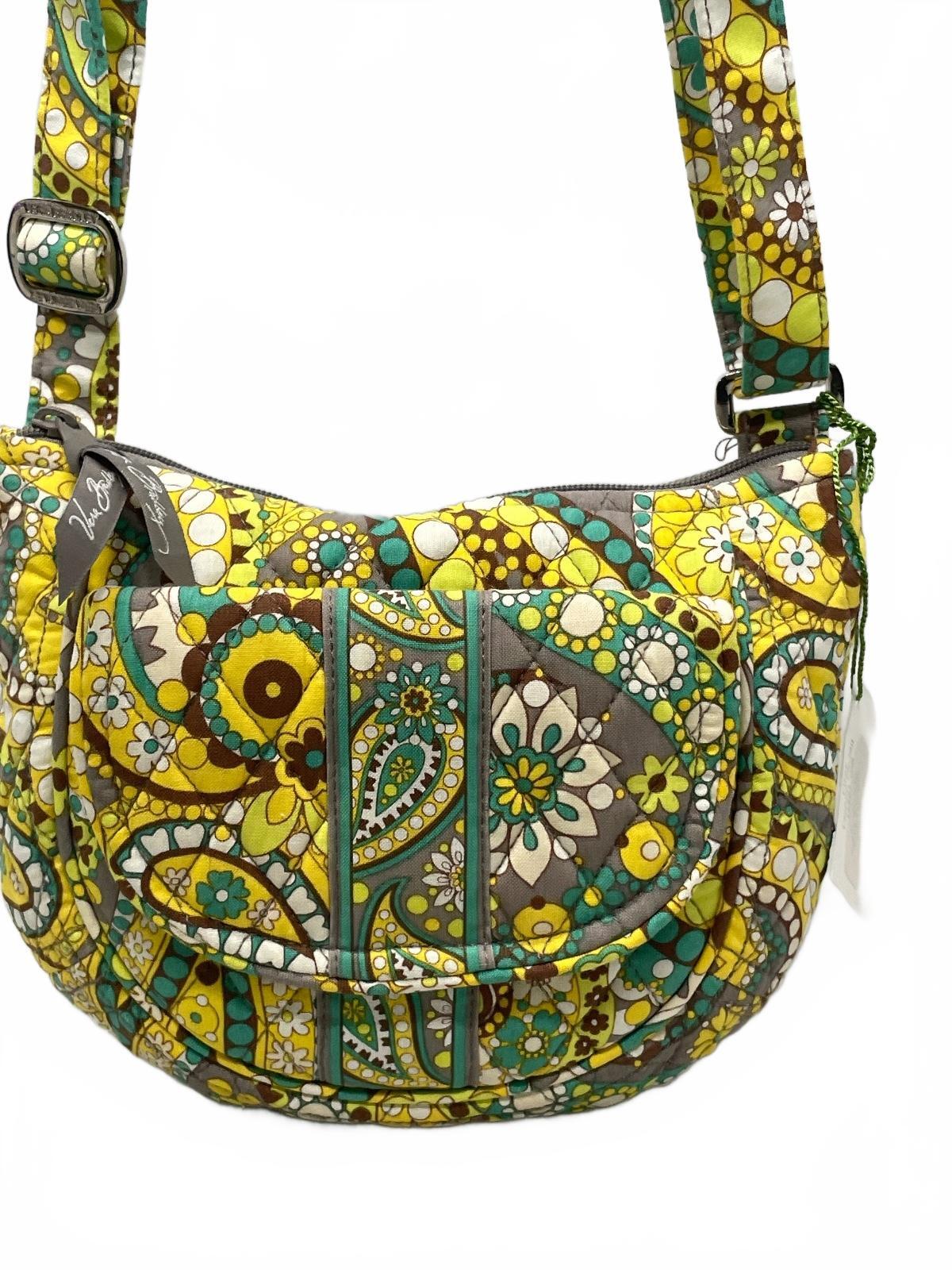 Vera Bradley Lizzy Crossbody Bag in Lemon Parfait Pattern NWT