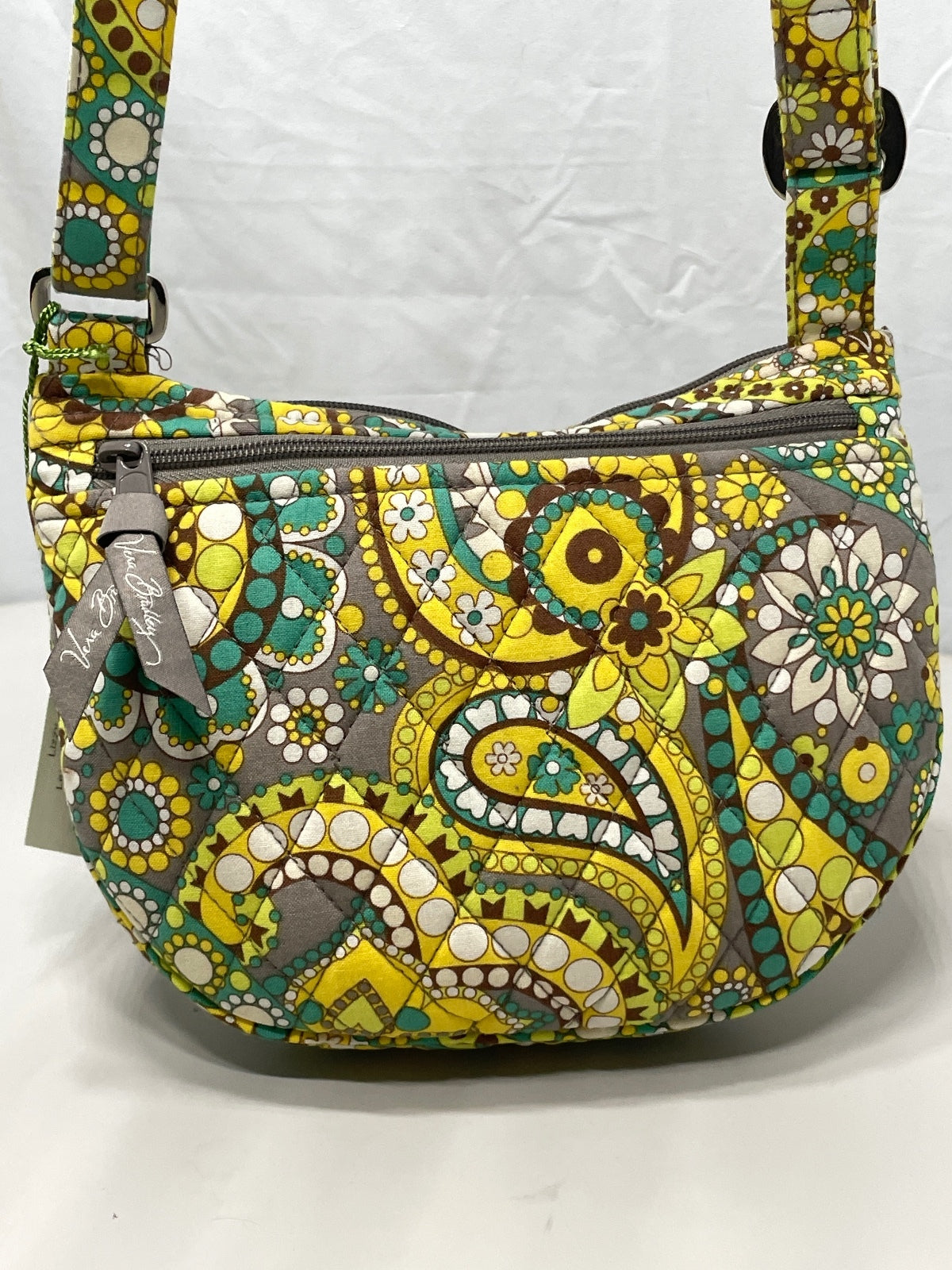 Vera Bradley Lizzy Crossbody Bag in Lemon Parfait Pattern NWT