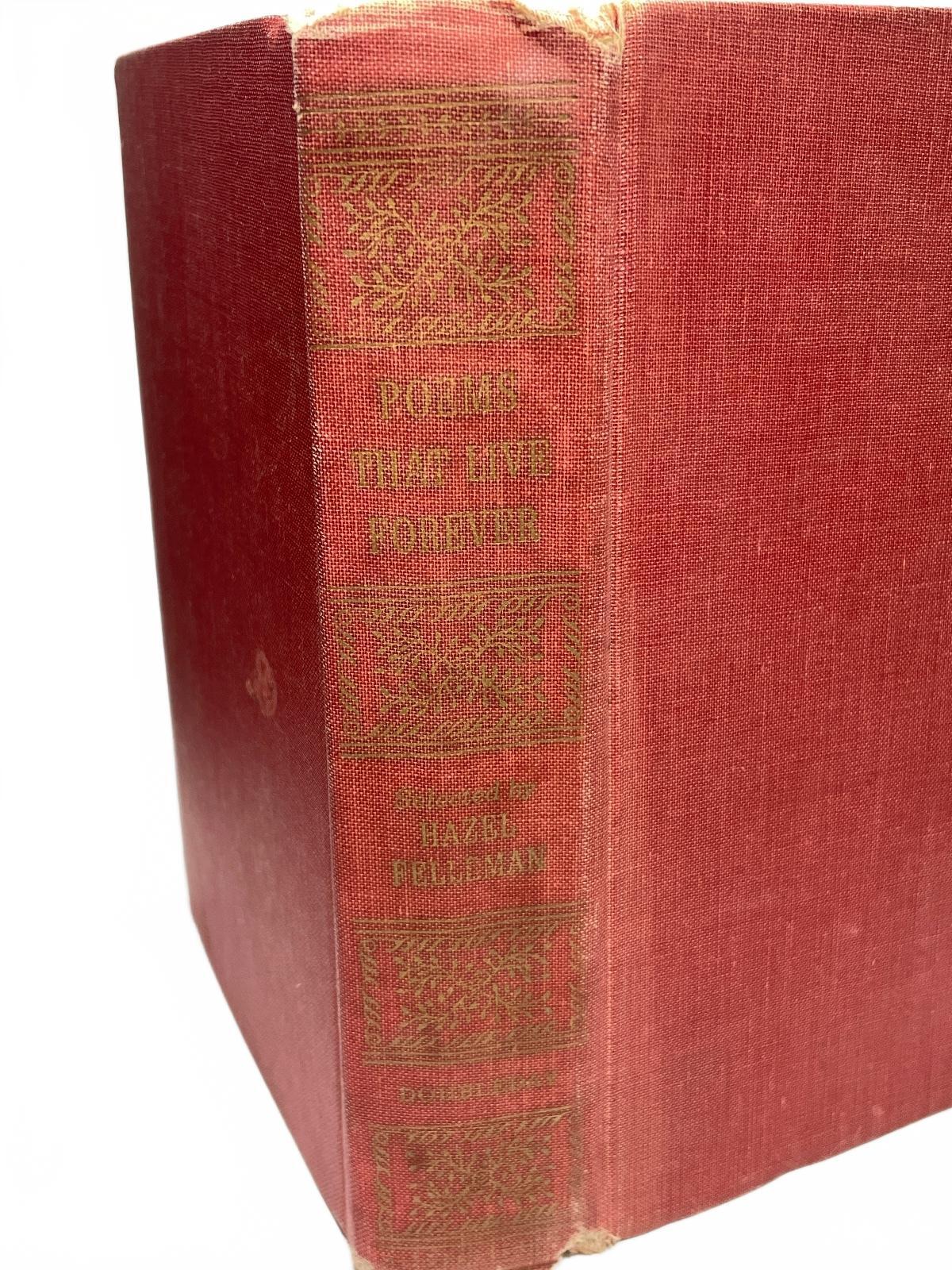 Poems That Live Forever - Selected by Hazel Felleman (1965)