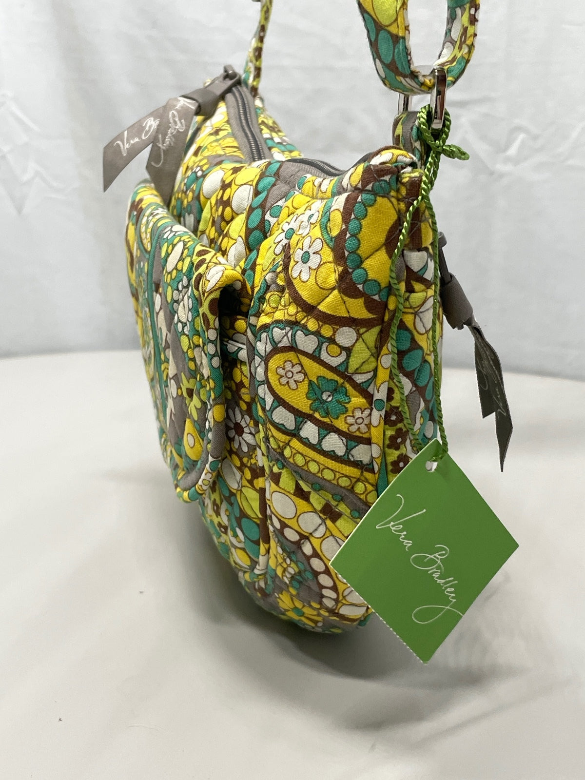 Vera Bradley Lizzy Crossbody Bag in Lemon Parfait Pattern NWT