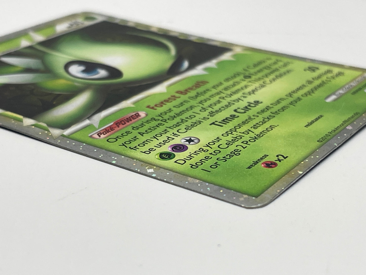 Celebi Prime Pokemon Card HS Triumphant Set #92/102 Ultra Rare Holo