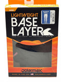 Polarmax Lightweight Base Layer Leggings Black/Pink Cold Weather Ladies S