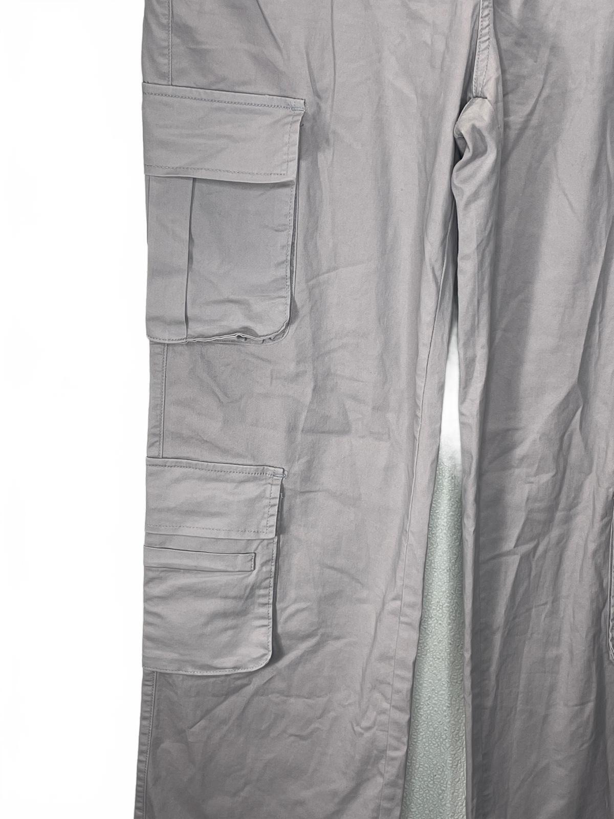 Gilipur Light Gray Cargo Pants XL Cotton Spandex Blend