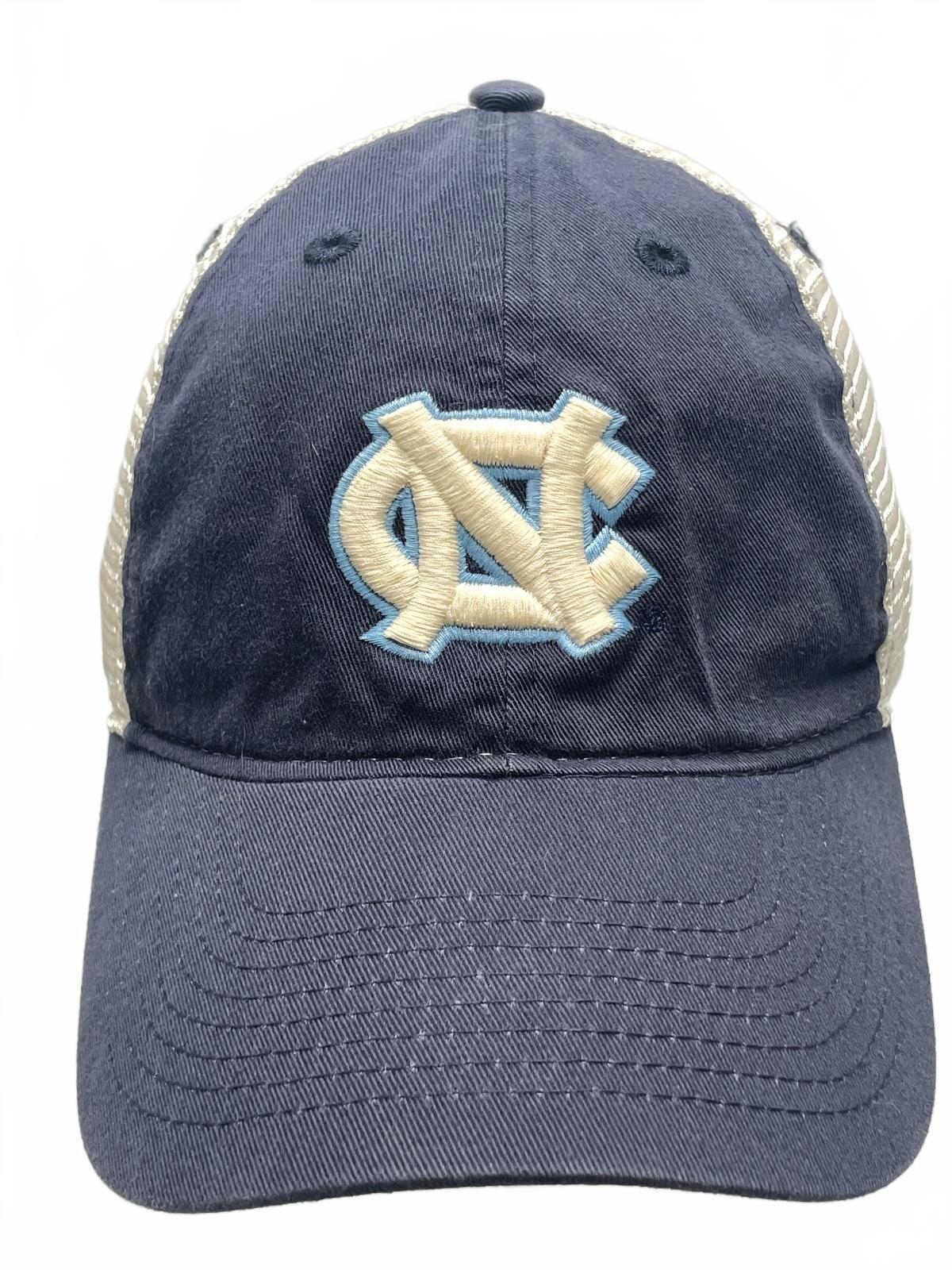 Vintage 1990's Legacy North Carolina Tar Heels Adjustable Mesh Trucker Cap Hat
