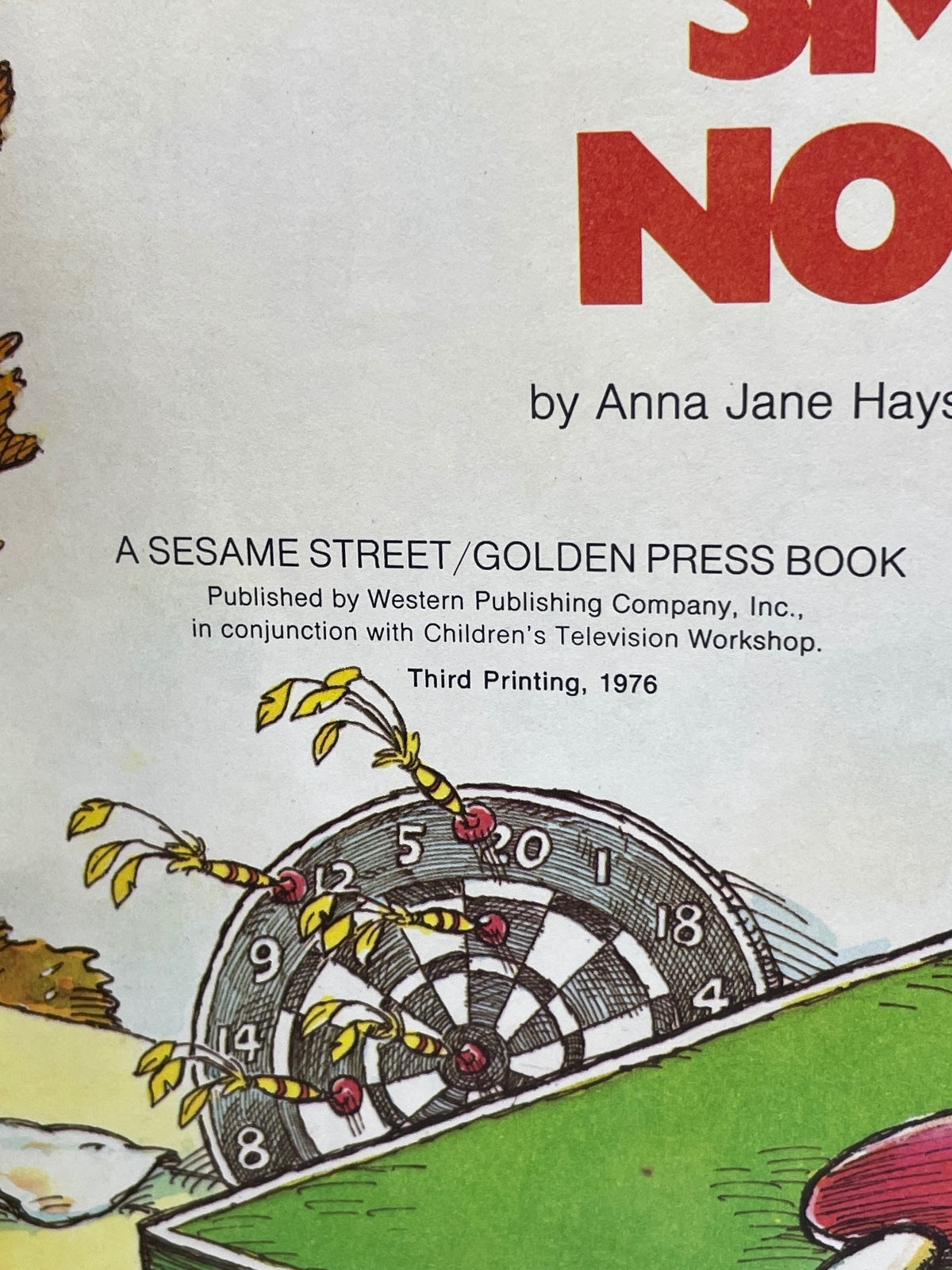 1976 Sesame Street See No Evil, Hear No Evil, Smell No Evil Book Jim Henson
