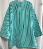 NWT H&M Hole-Knit Dress swim suit cover up Teal Ladies XXL