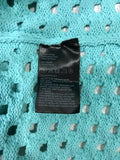 NWT H&M Hole-Knit Dress swim suit cover up Teal Ladies XXL