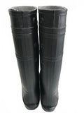 LaCrosse Black Rubber Waterproof Work Boots Made in USA Mens 8 Ladies 10
