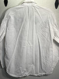 VINTAGE Maggie & Max Christmas Shirt White Button Down Women's Small
