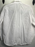 VINTAGE Maggie & Max Christmas Shirt White Button Down Women's Small