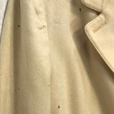 Vintage Duke University Cream Wool Blazer Jacket 1961 Moth Holes Adult SMALL
