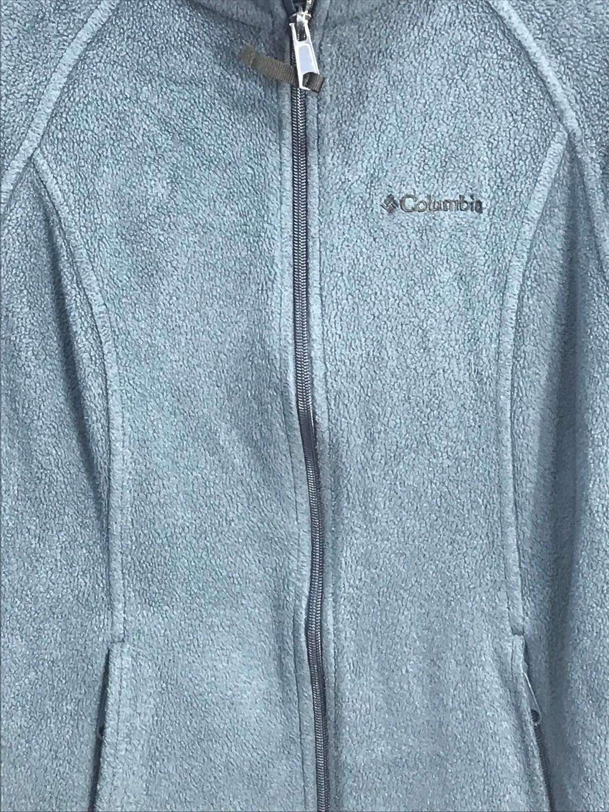 Columbia Women's Full Zip Fleece Jacket Size Ladies Small Blue