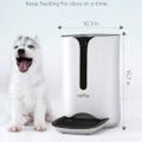 Roffie PF30 Automatic Pet Feeder with Bowl TESTED Shows Wear with LT food stains