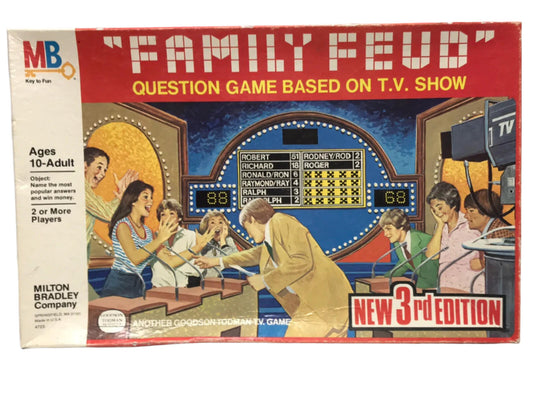 COMPLETE 1977 Family Feud 3rd Edition Home Game SHOWS AGE