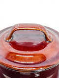 VINTAGE McCoy Pottery #253 FRUIT FESTIVAL Cookie Jar / Canister Repaired Handle