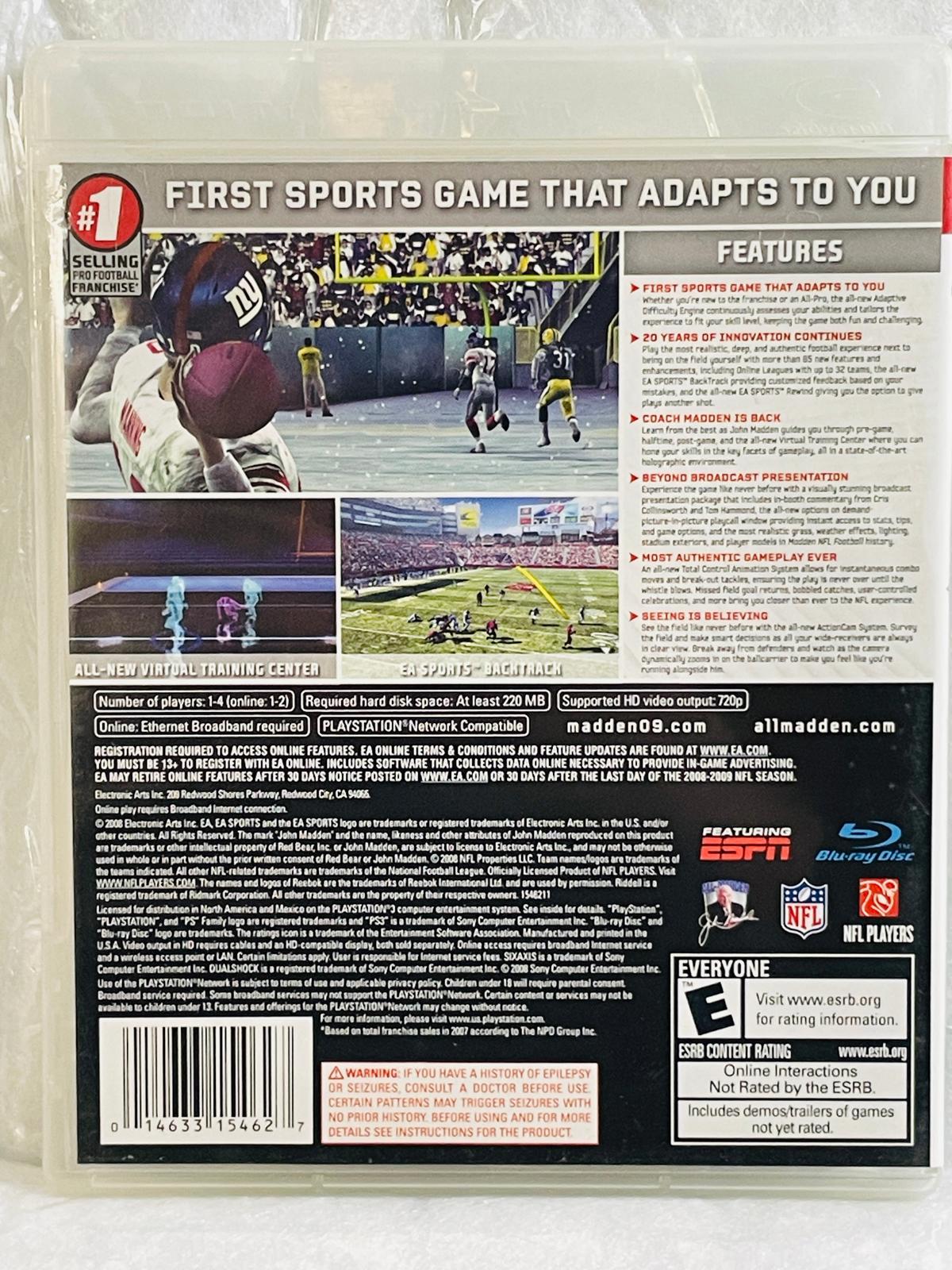 PlayStation PS3 Game Madden 09