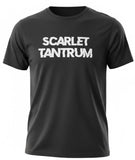 Band tee One Size Scarlet Tantrum Pop Rock Female Musician Black & White Tee
