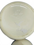 Pfaltzgraff VINTAGE 2 PC Cream/Sugar Bowls Ceramic Beige with Blue Stripes 3" x 4"