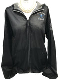 Union Pines Golf Adidas Light Weight Golf Full Zip Hooded Jacket Black Ladies M
