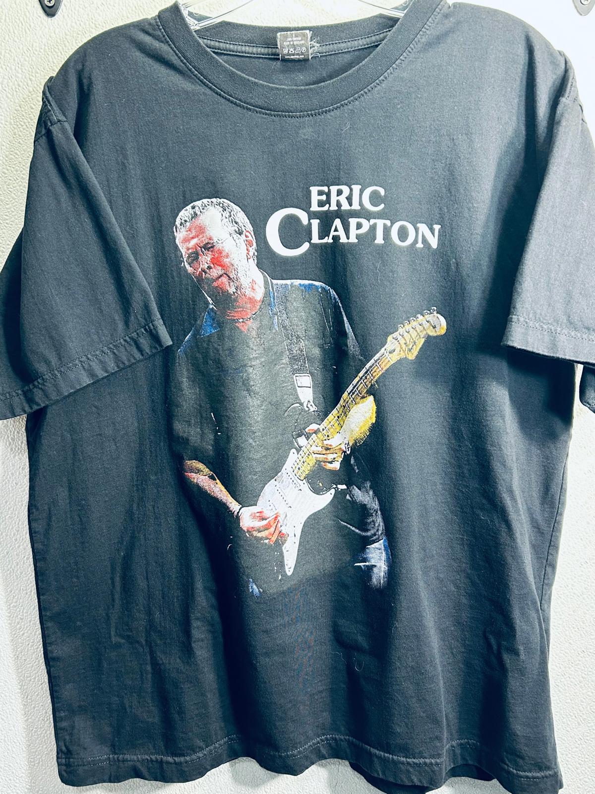 EmoBug Black Graphic Tee "Eric Clapton" Adult L