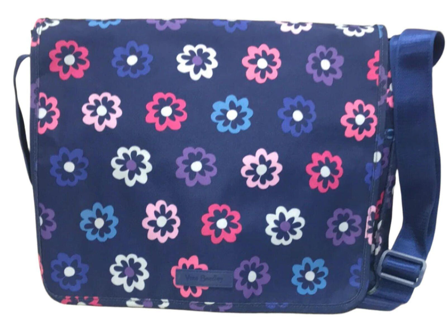 Vera Bradley Lighten Up Messenger bag in the retired Ellie Flowers Pattern