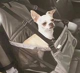 Outward Hound Beige Pet Car Safety Booster Seat Mesh Sides Small Pet