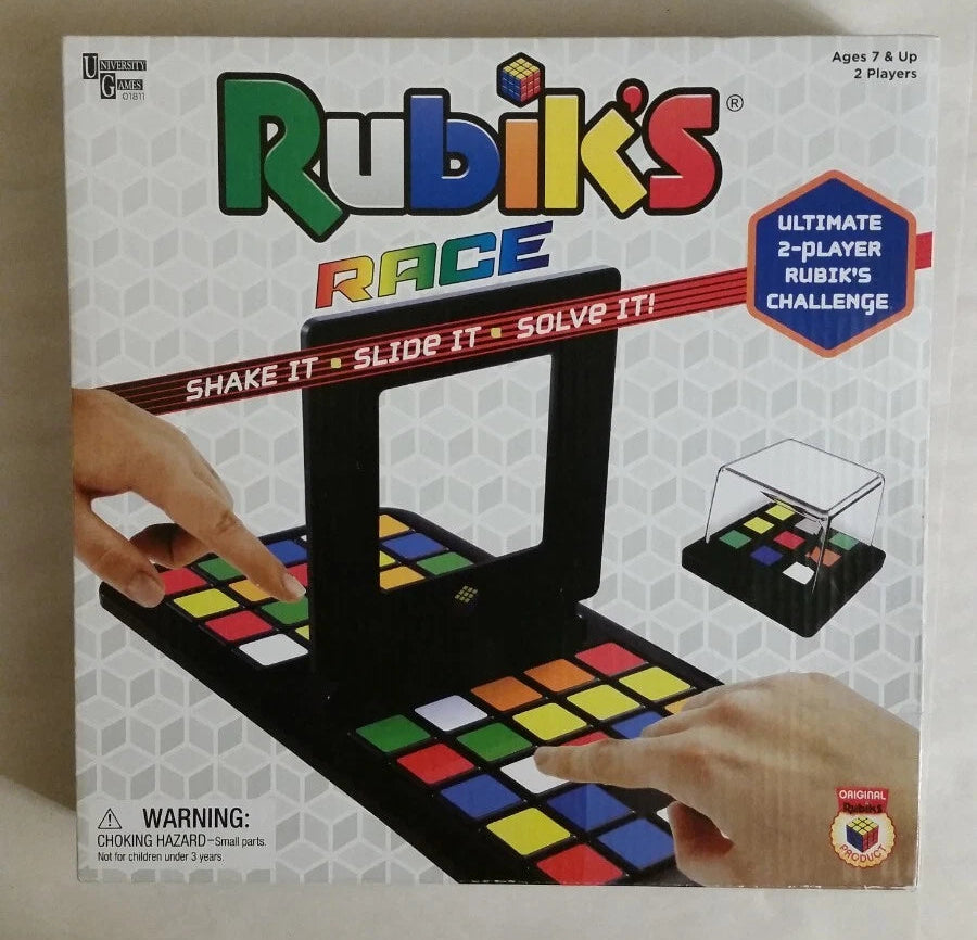 University Games Rubik's Race COMPLETE DAMAGED BOX