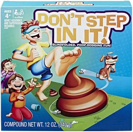 2017 Don't Step In It! Family Game COMPLETE DAMAGED BOX